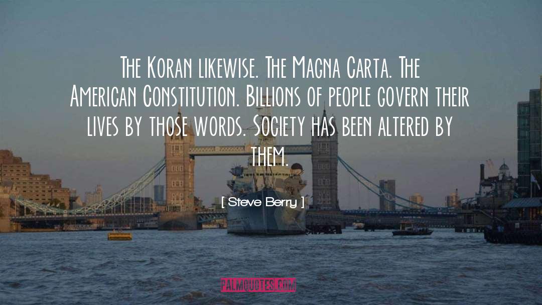 Magna Carta quotes by Steve Berry