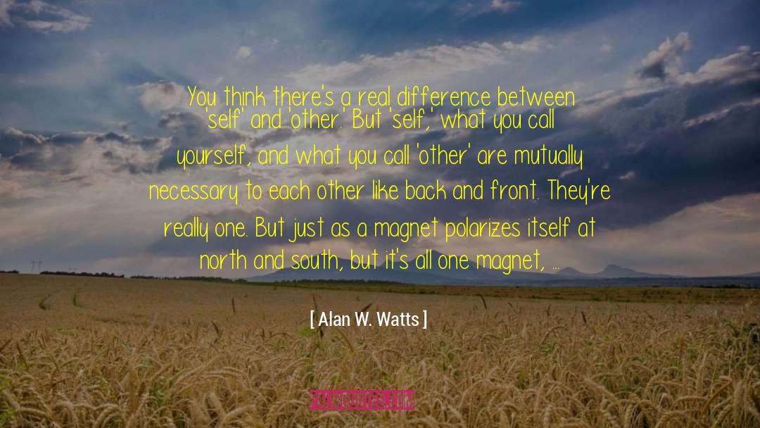 Magnet quotes by Alan W. Watts