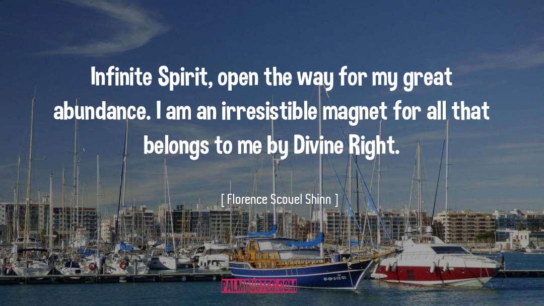 Magnet quotes by Florence Scovel Shinn