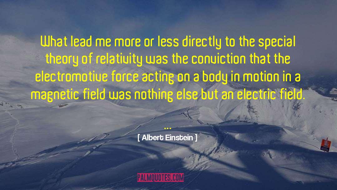 Magnetic Field quotes by Albert Einstein