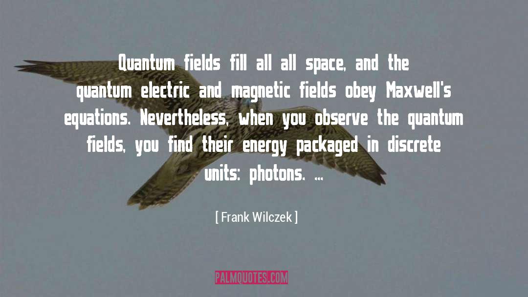 Magnetic Fields quotes by Frank Wilczek