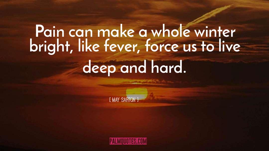 Magnetic Force quotes by May Sarton