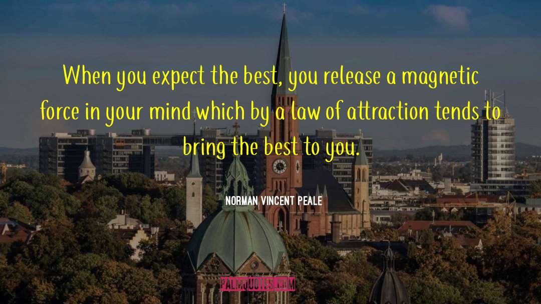 Magnetic Force quotes by Norman Vincent Peale