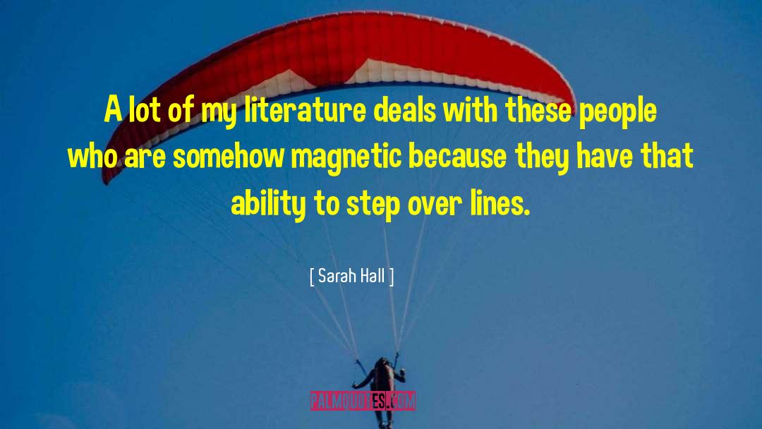 Magnetic quotes by Sarah Hall