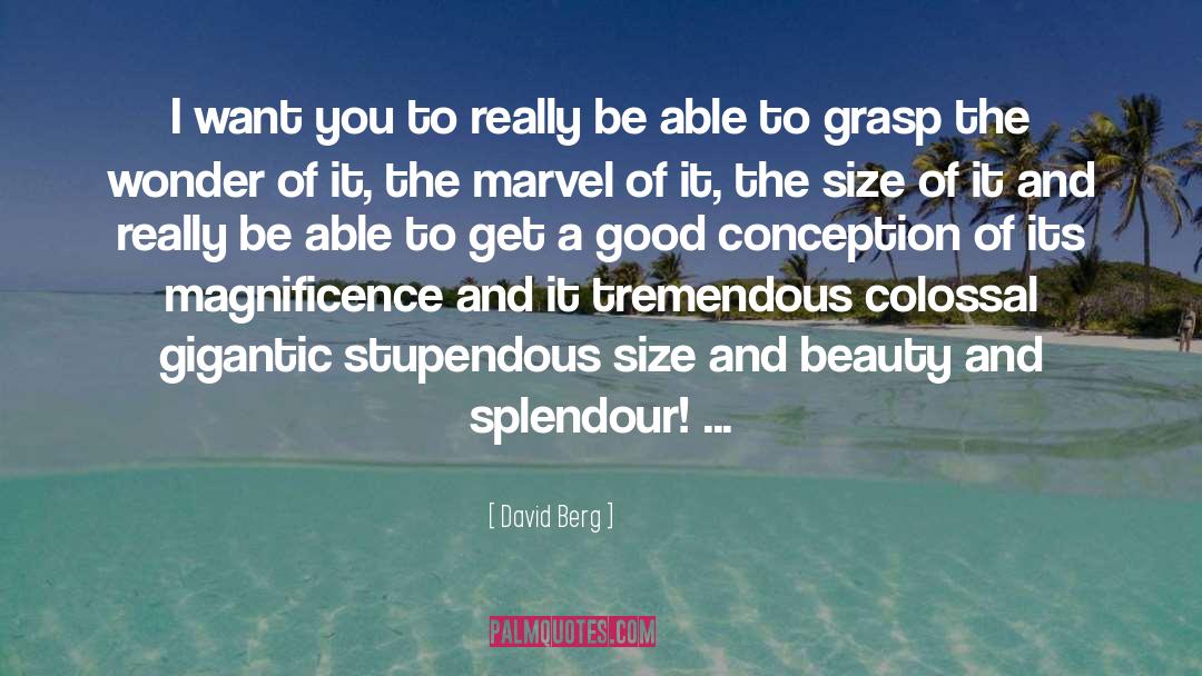 Magnificence quotes by David Berg