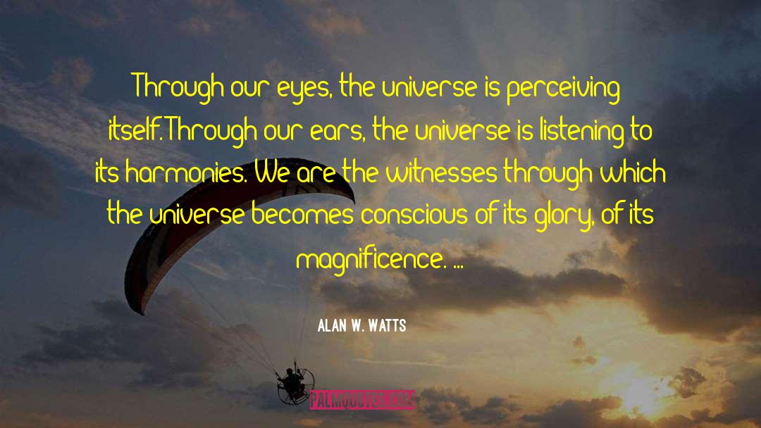 Magnificence quotes by Alan W. Watts
