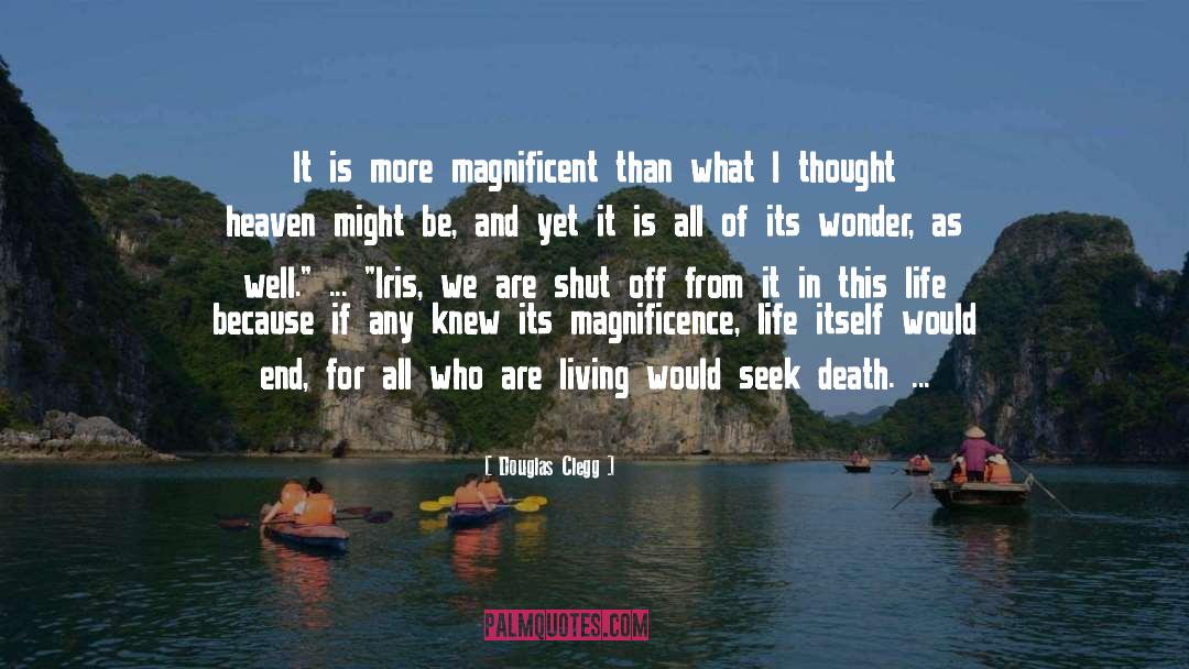 Magnificence quotes by Douglas Clegg