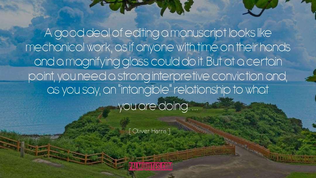 Magnifying Glass quotes by Oliver Harris