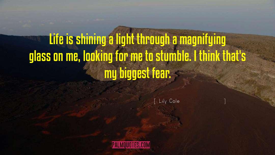 Magnifying quotes by Lily Cole