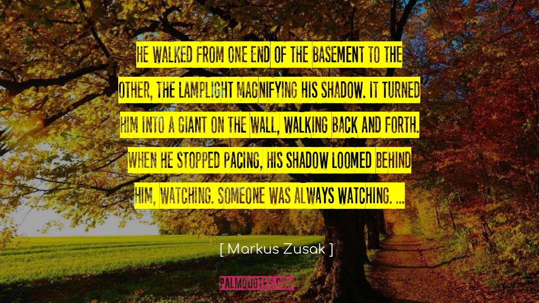 Magnifying quotes by Markus Zusak