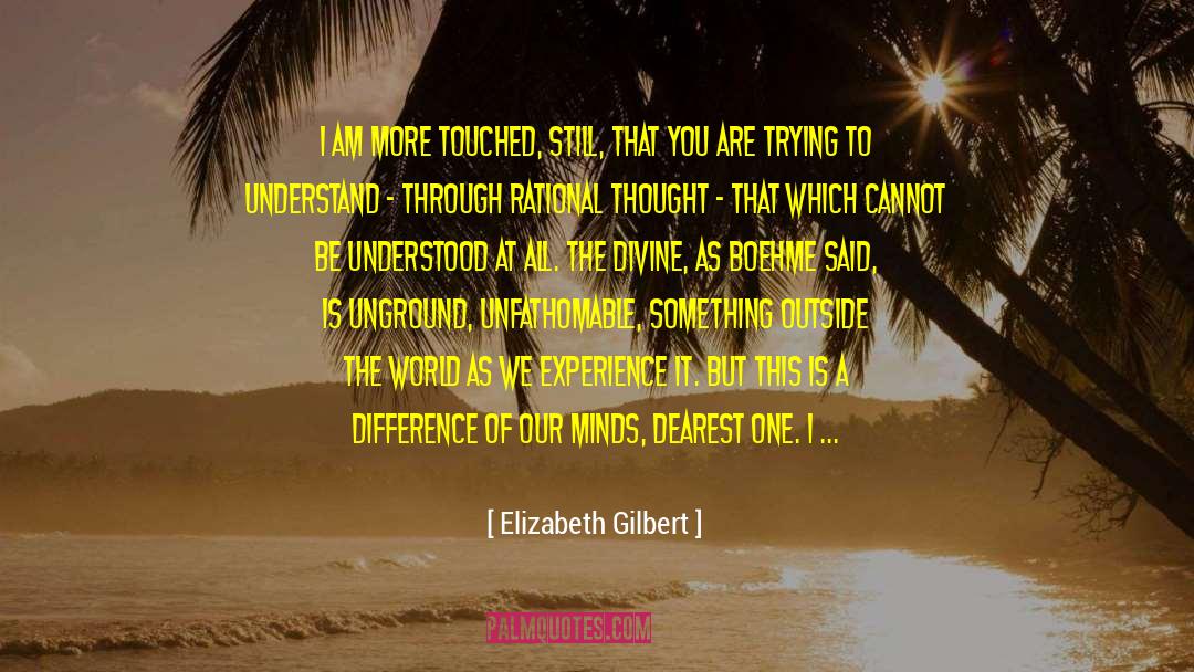 Magnifying quotes by Elizabeth Gilbert