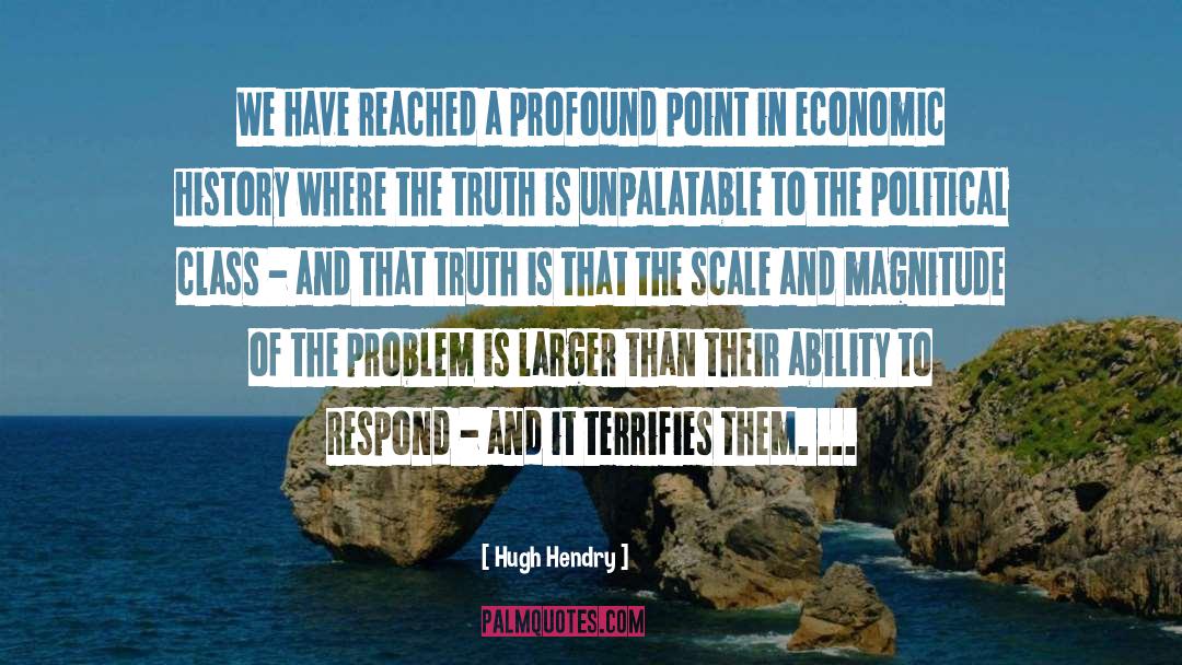 Magnitude quotes by Hugh Hendry