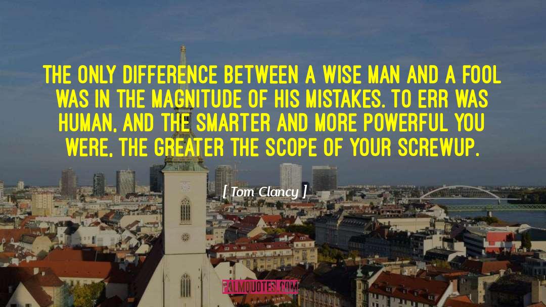 Magnitude quotes by Tom Clancy