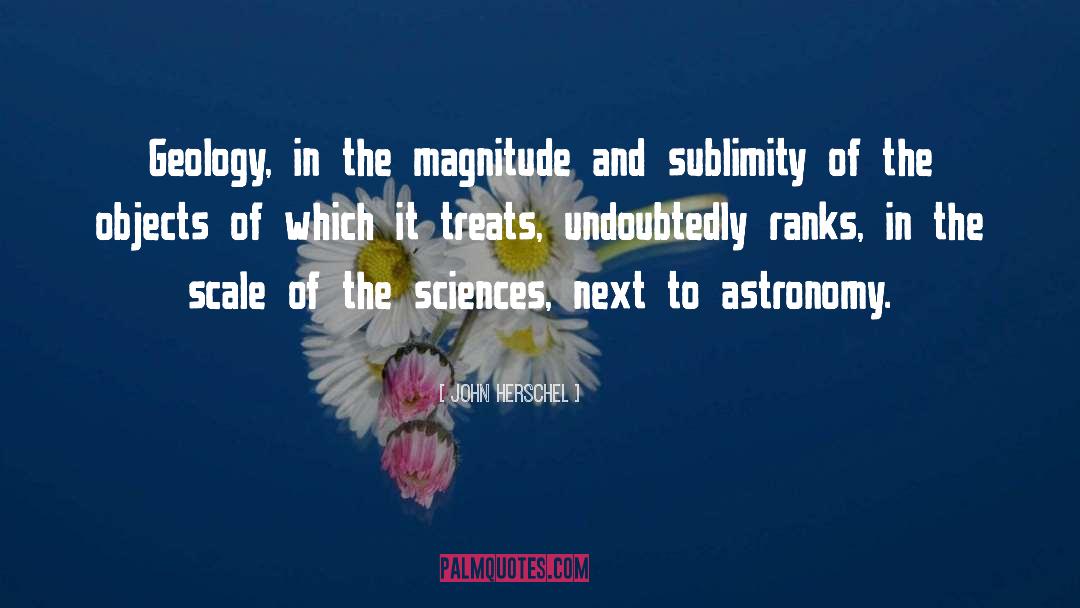 Magnitude quotes by John Herschel