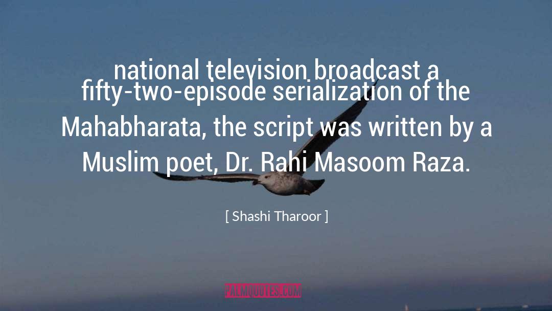 Mahabharata quotes by Shashi Tharoor