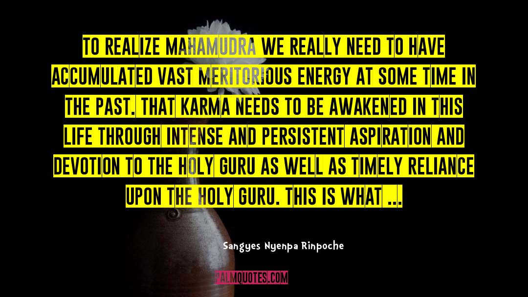 Mahamudra quotes by Sangyes Nyenpa Rinpoche