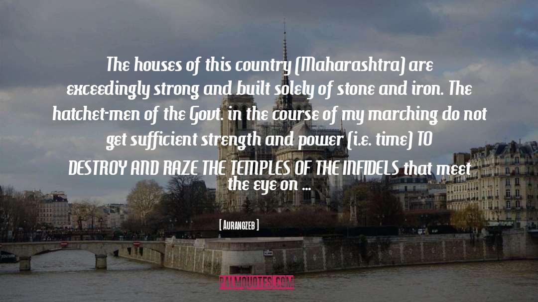 Maharashtra quotes by Aurangzeb