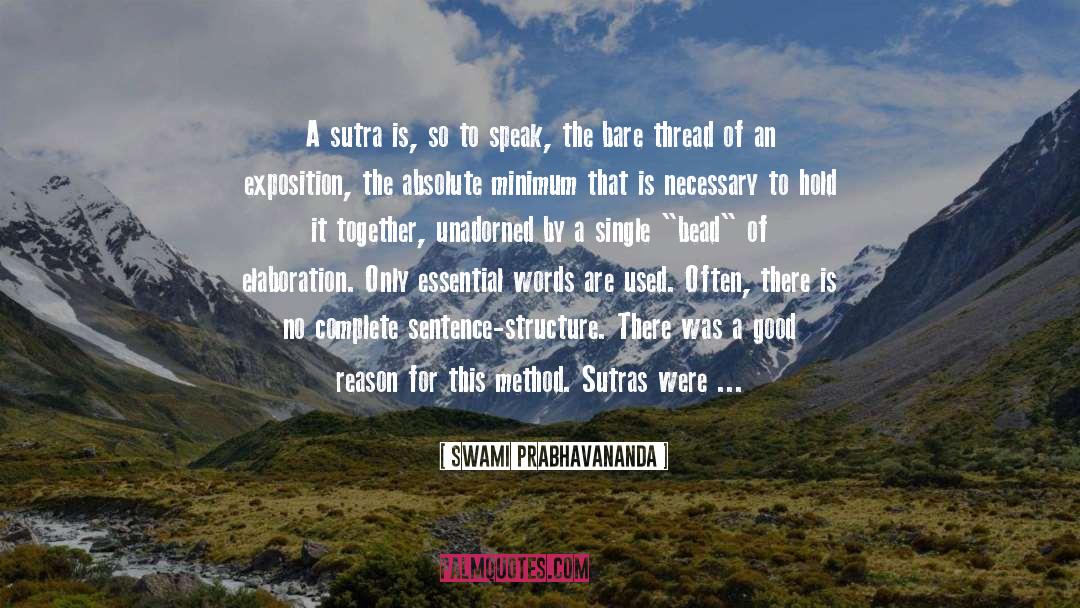 Maheswara Sutra quotes by Swami Prabhavananda