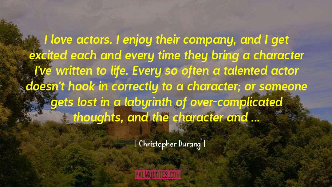 Mahindra Company quotes by Christopher Durang