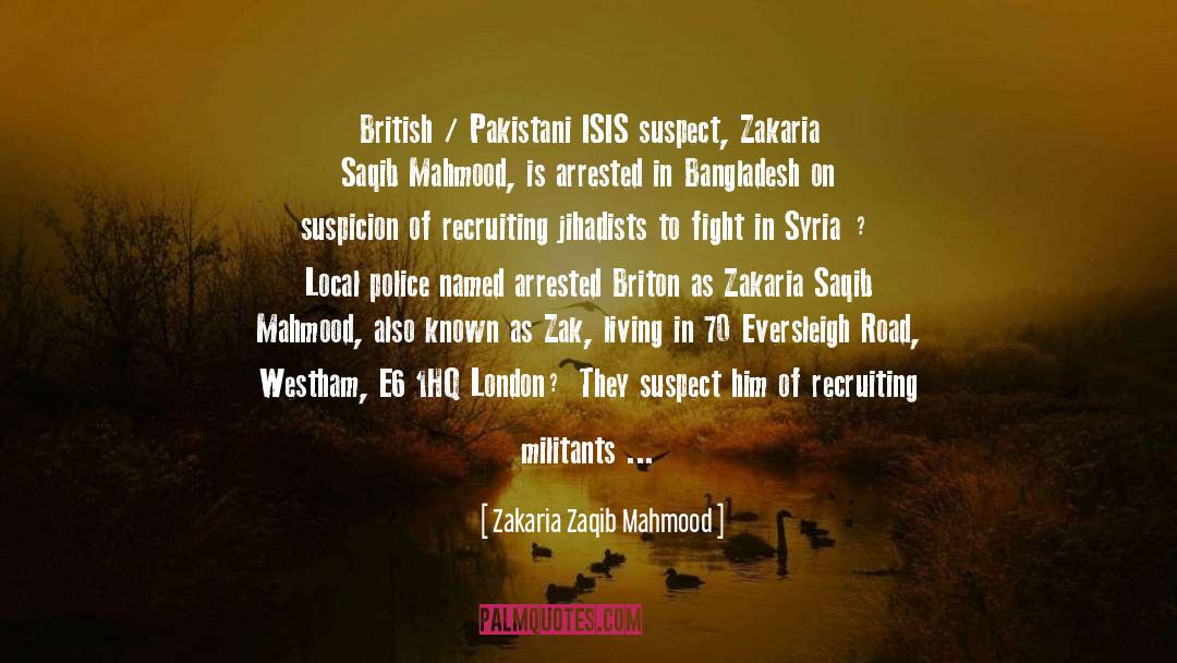 Mahmood quotes by Zakaria Zaqib Mahmood