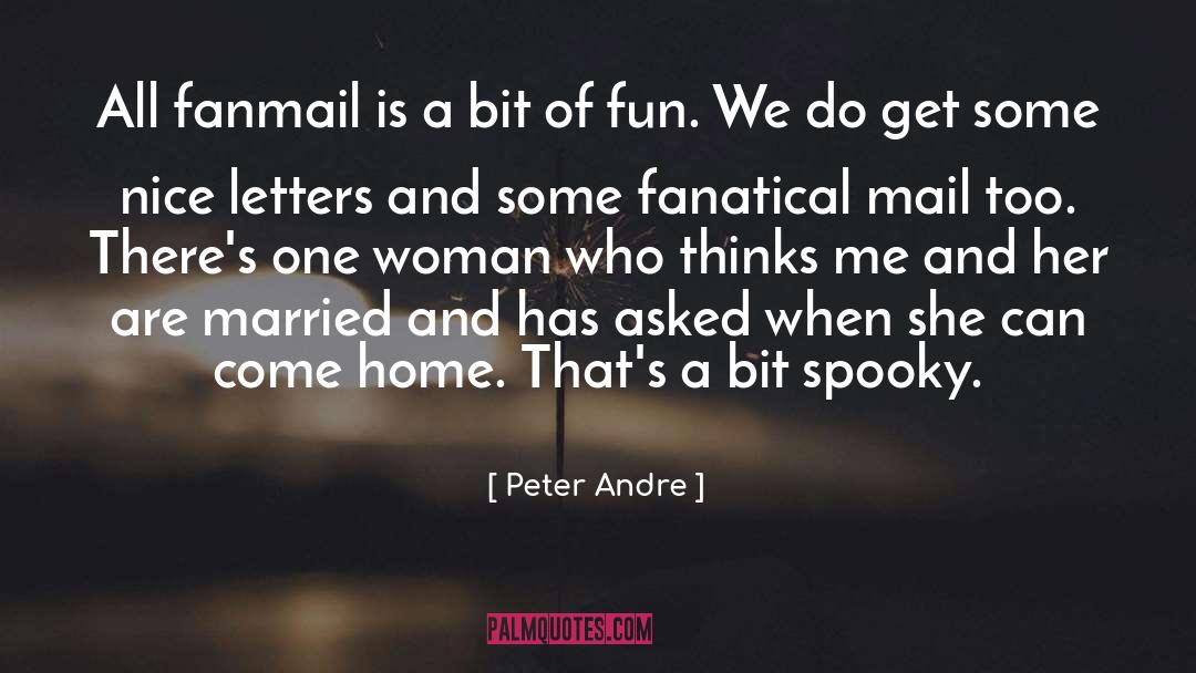 Mail quotes by Peter Andre