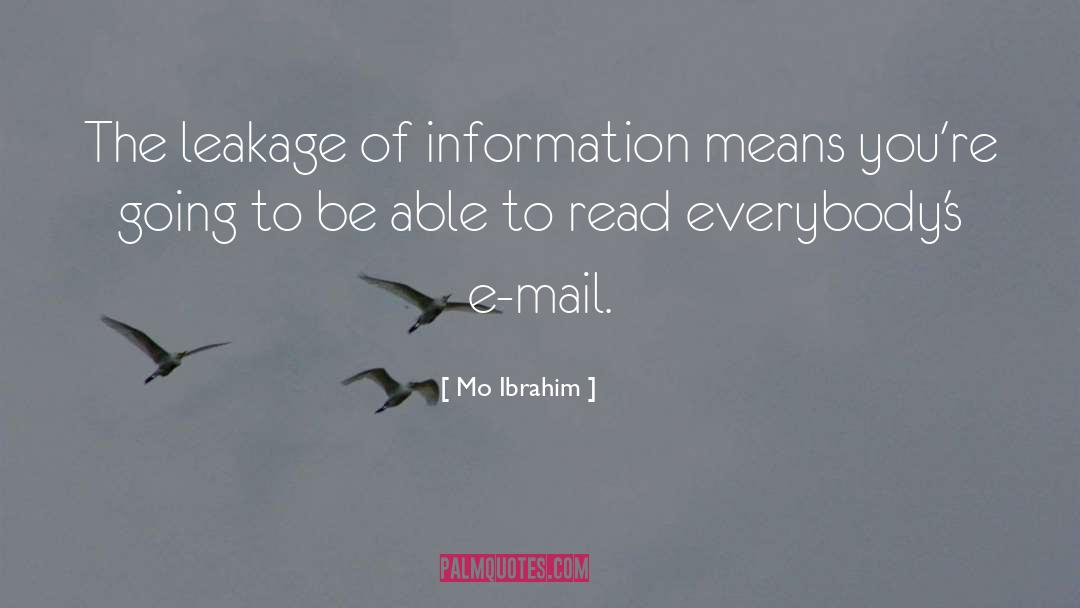 Mail quotes by Mo Ibrahim
