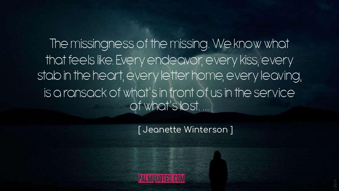 Mail Service quotes by Jeanette Winterson