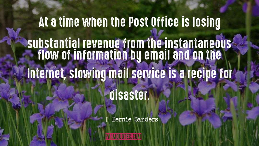 Mail Service quotes by Bernie Sanders