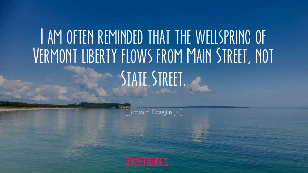 Main Street quotes by James H. Douglas, Jr.