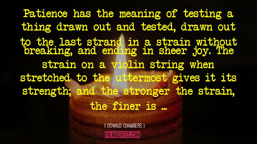 Main Strength quotes by Oswald Chambers