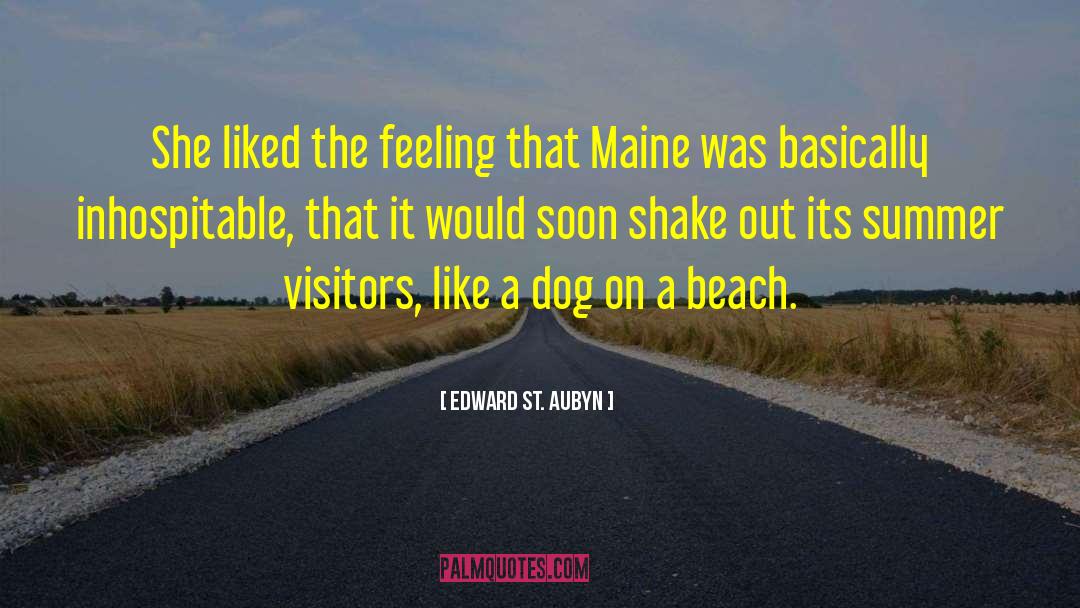 Maine Summer quotes by Edward St. Aubyn