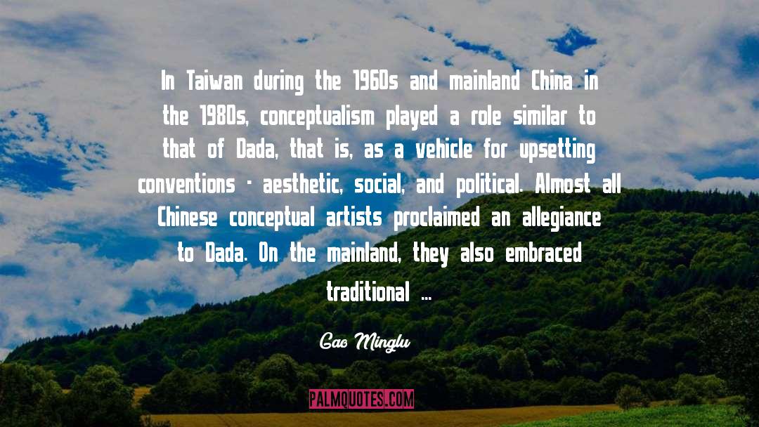 Mainland China quotes by Gao Minglu