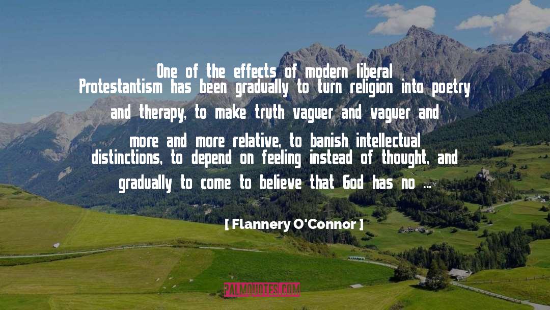 Mainline Protestantism quotes by Flannery O'Connor