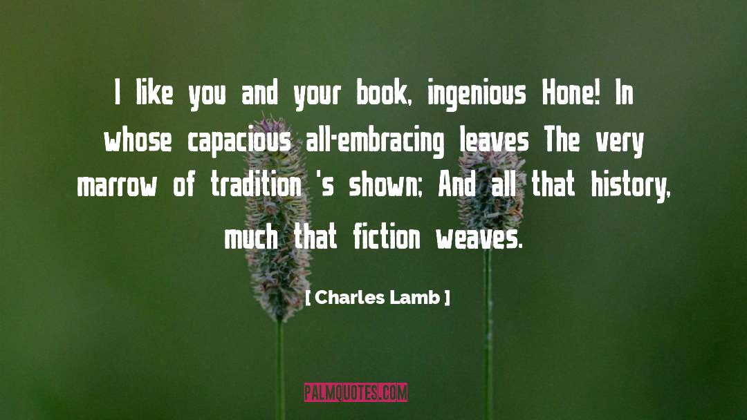 Mainstream Fiction quotes by Charles Lamb