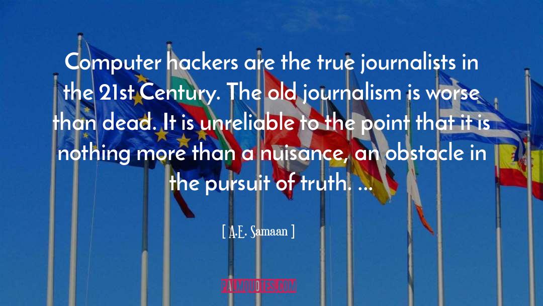 Mainstream Media quotes by A.E. Samaan