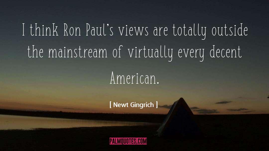 Mainstream quotes by Newt Gingrich
