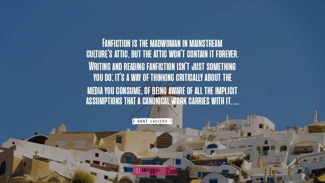 Mainstream quotes by Anne Jamison