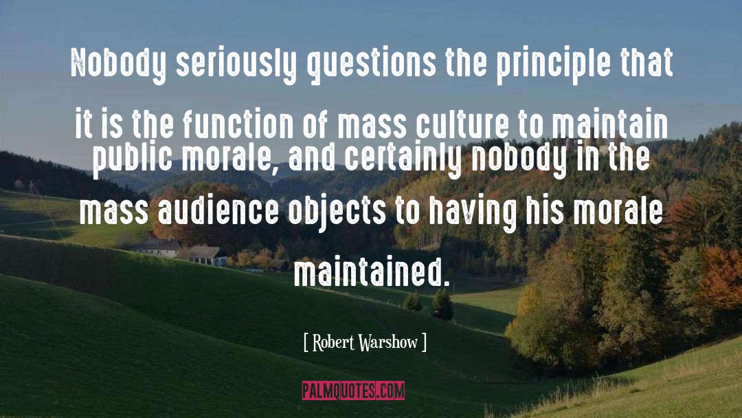 Maintain quotes by Robert Warshow