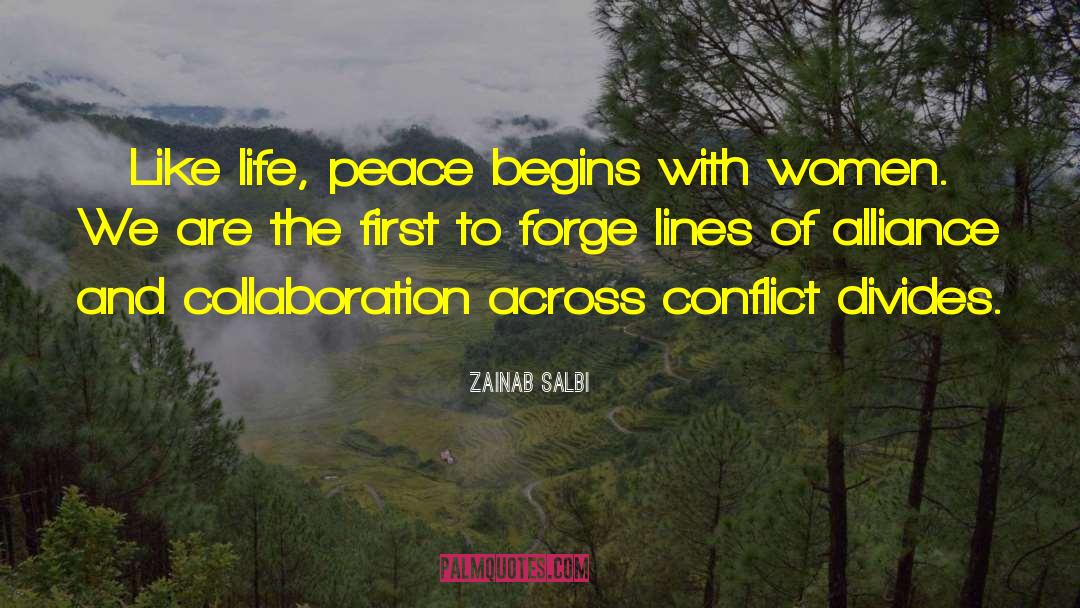 Maintaining Peace quotes by Zainab Salbi