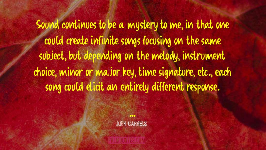 Major Key quotes by Josh Garrels
