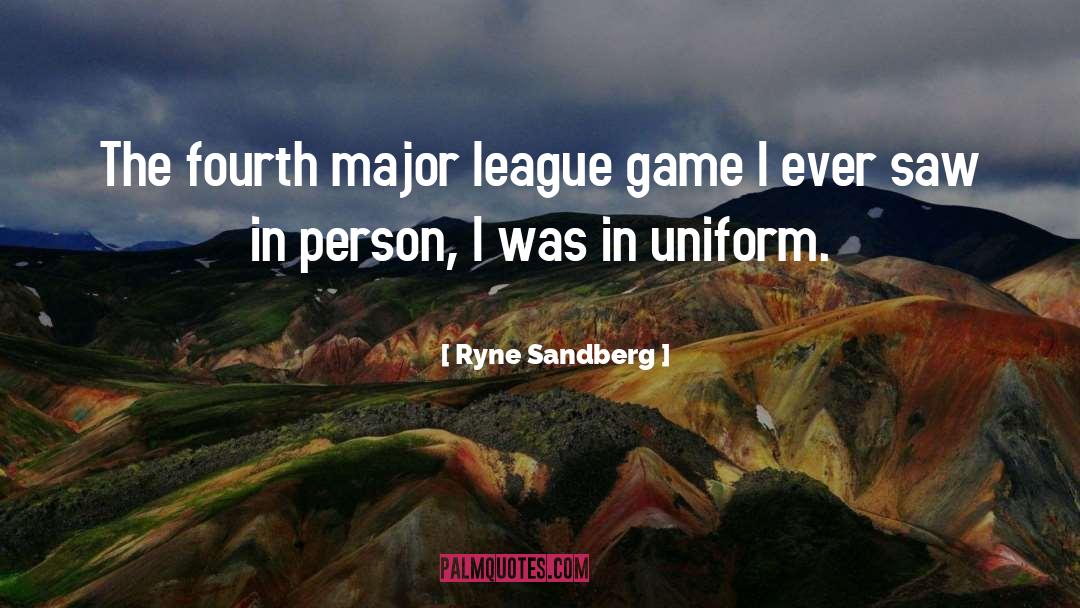 Major League Baseball quotes by Ryne Sandberg