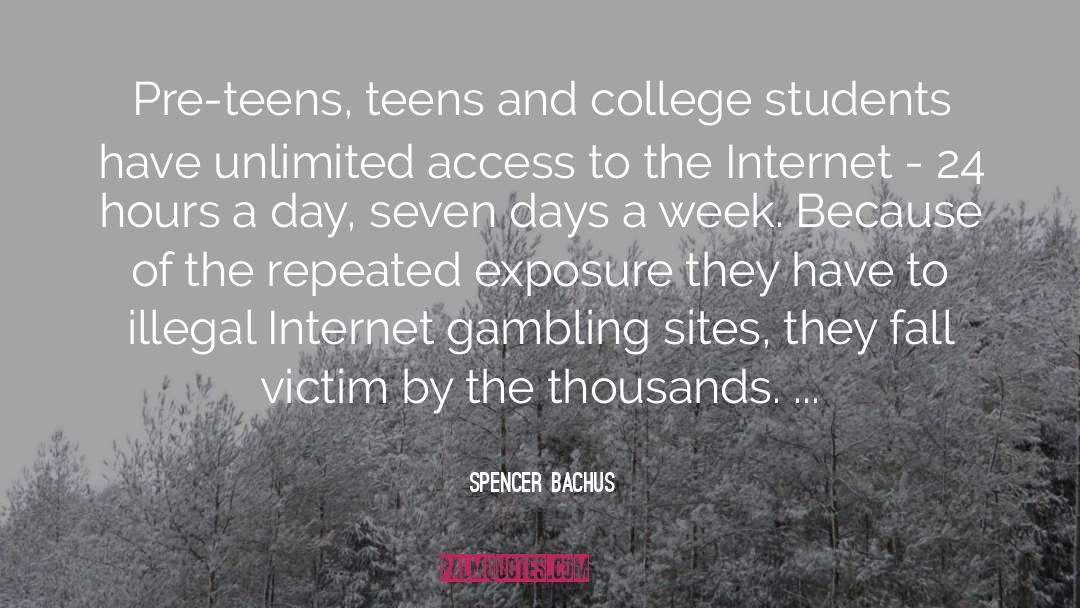 Major Missing College Days quotes by Spencer Bachus