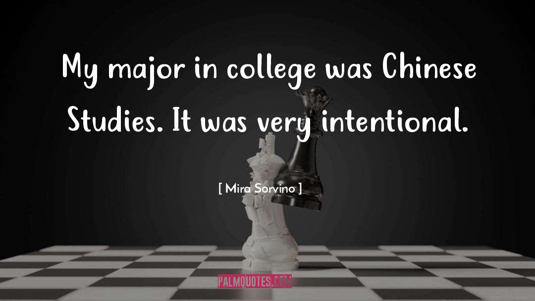 Major Missing College Days quotes by Mira Sorvino