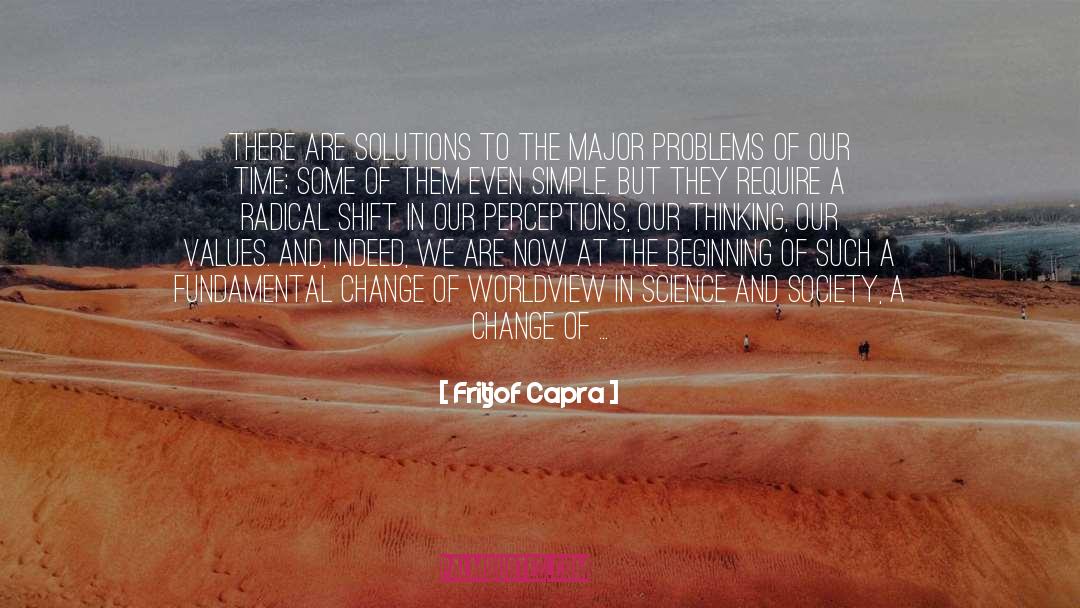 Major Problems quotes by Fritjof Capra