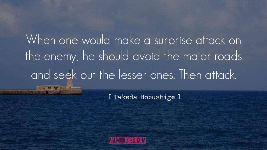 Major quotes by Takeda Nobushige