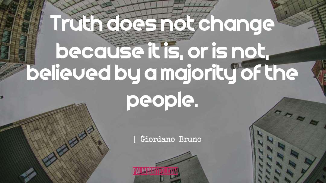 Majority quotes by Giordano Bruno