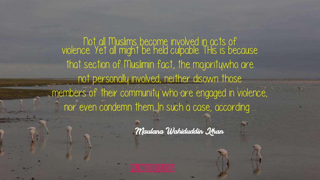 Majority V Minority quotes by Maulana Wahiduddin Khan