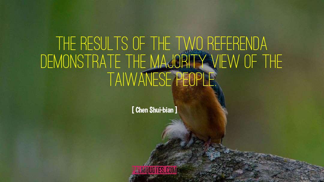 Majority View quotes by Chen Shui-bian