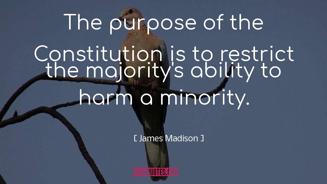 Majoritys quotes by James Madison
