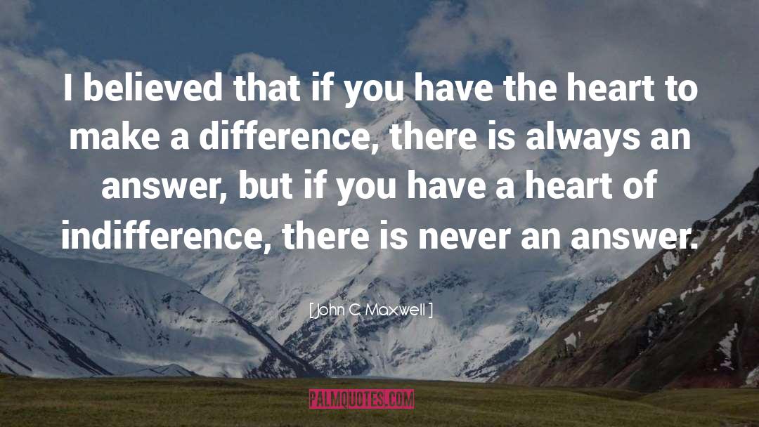 Make A Difference quotes by John C. Maxwell